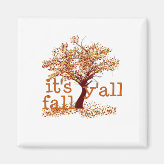 Het is Herfst Y'all Basic Clean Magneet