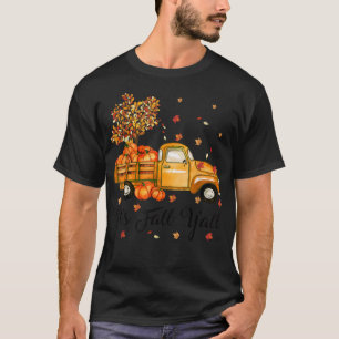 Het is Herfst Y'all Cute Pumpkin Autumn Tree Fal T-shirt