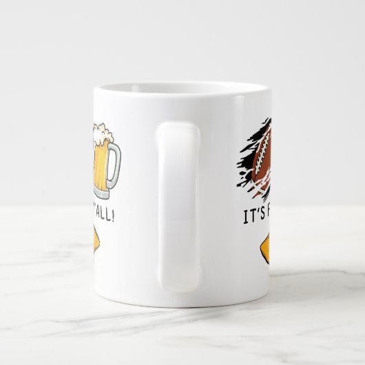 Het is Herfst Y'all Football, bier, Chips Mok (Achterkant)