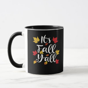Het is Herfst Y'all Funny Autumn esthetische stijl Mok