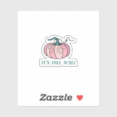 Het is Herfst Y'all Funny Trendy Sticker (Vel)