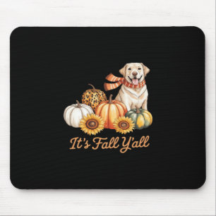 Het is Herfst Y'all Hond Luipaard Pompoen Creatiev Muismat