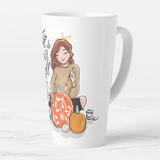 Het is Herfst Y'all Latte Mok (Rechterhoek)