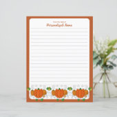 Het is Herfst Y'all - Lined Paper Sheet (Staand voorkant)
