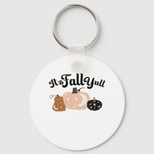Het is Herfst Y'all met manen prachtige Halloween Sleutelhanger