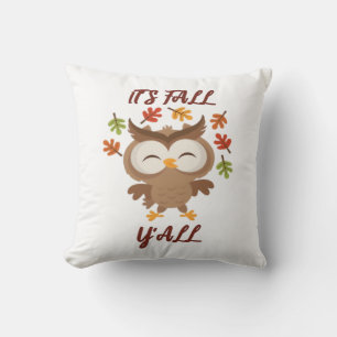 Het is herfst Y'all Quote Trendy Kussen