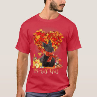 Het is Herfst Y'all Scottish Terrier Hondenliefheb T-shirt