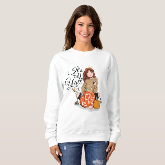Het is Herfst Y'all sweatshirt (Voorkant volledig)