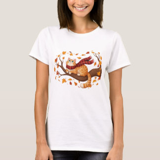 Het is Herfst Y'all T-shirt - Thanksgiving Cat Lea