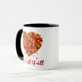 Het is Herfst Y'all Thanksgiving Autumn Mok (Voorkant links)
