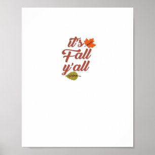 Het is Herfst Y'all Trendy Meme Poster