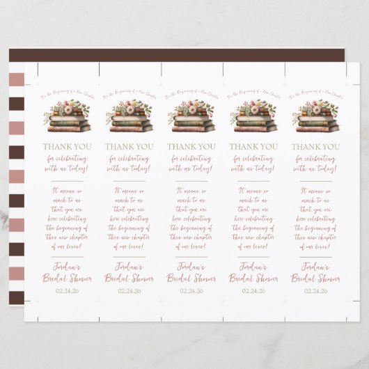 Het is het begin van een nieuw hoofdstuk Bladwijze (Voorkant / Achterkant)