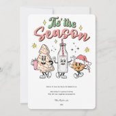 Het is het kerstseizoen feestdagenkaart (Voorkant)