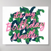 Het is het Poster van mijn geboortemaand (Voorkant)