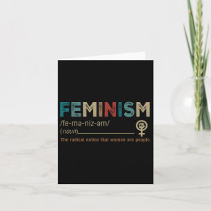 Het is het radicale idee dat vrouwen mensen zijn kaart