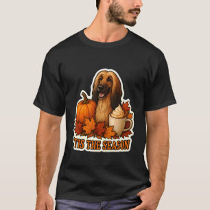 Het Is Het Seizoen Afghaanse Windhond Hond Herfst T-shirt