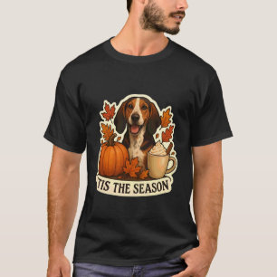 Het Is Het Seizoen Amerikaanse Engelse Coonhound H T-shirt