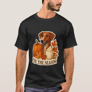 Het Is Het Seizoen Azawakh Hond Herfst Pompoen Wij T-shirt