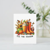 Het is het seizoen briefkaart (Staand voorkant)