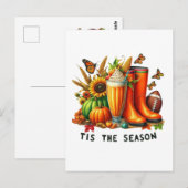 Het is het seizoen briefkaart (Voorkant / Achterkant)