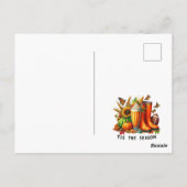 Het is het seizoen briefkaart (Achterkant)