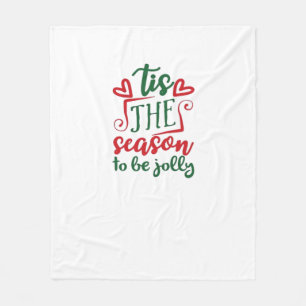 Het Is Het Seizoen Grappig Trendy Fleece Deken