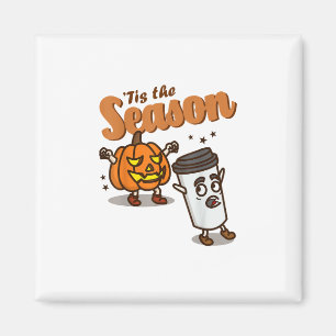 Het Is Het Seizoen Haat Pumpkin Spice Latte Hallow Magneet