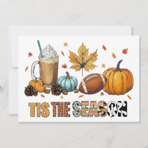 Het is het seizoen Herbstzeit met Football en koff Kaart