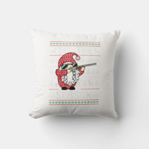 Het Is Het Seizoen Herten Gnome Rendier Kerstmis Kussen