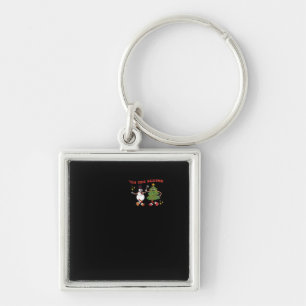 Het Is Het Seizoen Kerstboom Pals Klassieke Trendy Sleutelhanger