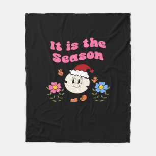 Het is het seizoen Kerstmis Fleece Deken
