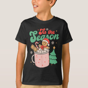 Het Is Het Seizoen Kerstmis Heet Cacaogemberkoek C T-shirt