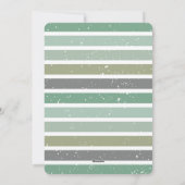 Het is het seizoen Kerstmis kerstkaart (Achterkant)