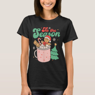 Het Is Het Seizoen Kerstmis Warme Chocolademelk Ge T-shirt