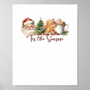 Het Is Het Seizoen Kerstvakantie Kleding Grappige Poster