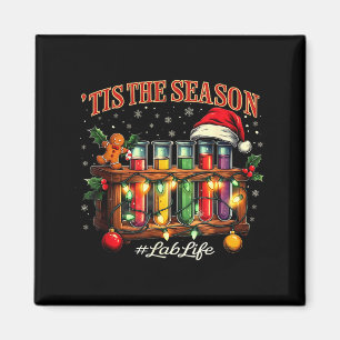 Het Is Het Seizoen Lab Leven Medisch Kerstmis Wete Magneet