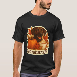 Het Is Het Seizoen Plott Hound Dog Herfst Herfst P T-shirt