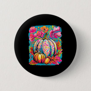 Het Is Het Seizoen Pompoen Herfst Val Jullie Blade Ronde Button 5,7 Cm