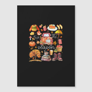Het Is Het Seizoen Pompoenbladeren Herfst