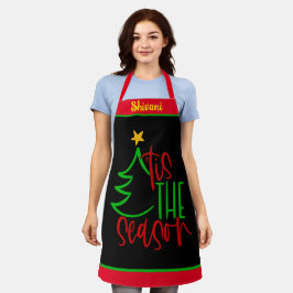 Het Is Het Seizoen Schort - Kerstcadeau Vakantie