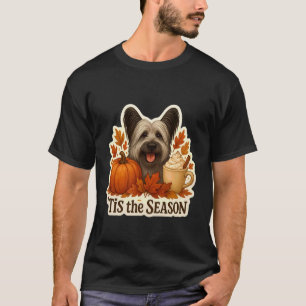 Het Is Het Seizoen Skye Terrier Hond Herfst Pompoe T-shirt