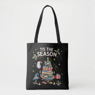 Het is het Seizoen Toverscholen Kerst Cozy Magie Draagtas