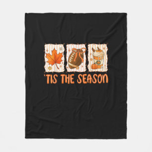 Het Is Het Seizoen Voetbal Halloween Thanksgiving Fleece Deken