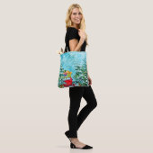 Het is het seizoen! Waterverf Canvas tas (Op model)