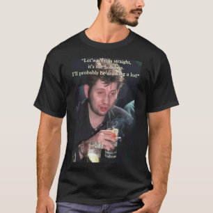 Het is het vakantie/drink shirt