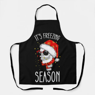 Het is het vriesseizoen Winter Sneeuw Kerstvakanti Schort