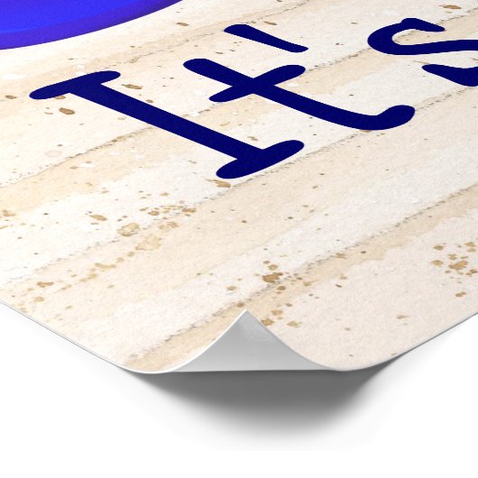 Het is hier 5:00 poster (Hoek)