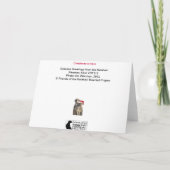 Het is hier! - Kerstkaart Feestdagen Kaart (Achterkant)