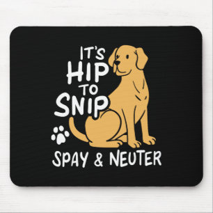 Het is hip om te knippen spier en neutrale bewustz muismat