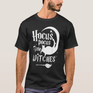 Het is Hocus Pocus Time Witches Cute Halloween T-shirt